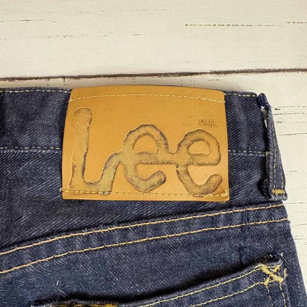 Vintage Lee Riders Jeans Boys 12 Slim Blue Denim Sanforized Made In USA 24x27 - Picture 3 of 10
